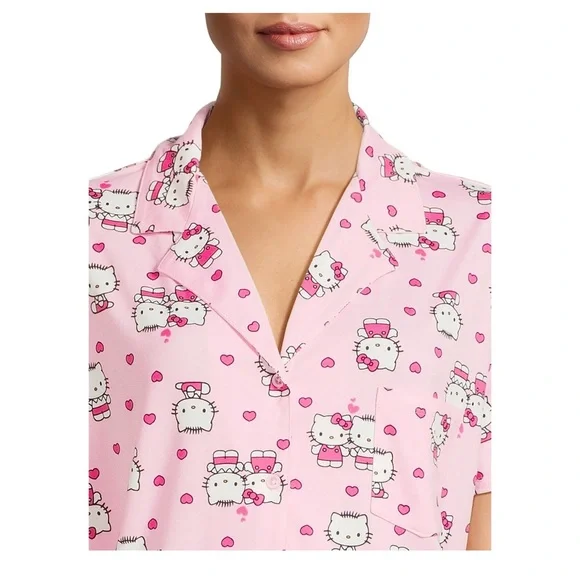 Hello kitty women’s Valentine’s Day pj - Picture 4 of 5